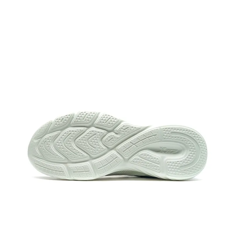 XTEP Shuyue1.0 Cushioning Breathable Wear Resistant Low Top Running Shoes Men's White Blue-3