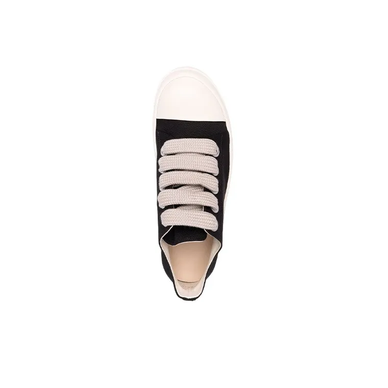Rick Owens DRKSHDW Jumbo Lace Low 'Black Milk'-4