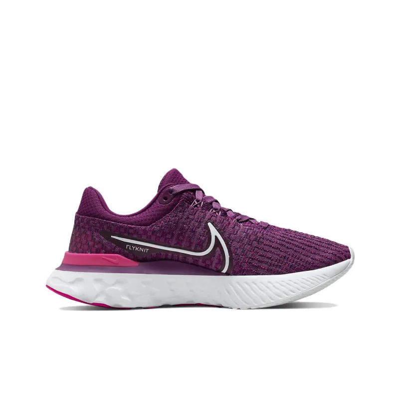 Nike React Infinity Run Flyknit 3 Light Bordeaux Women's-1