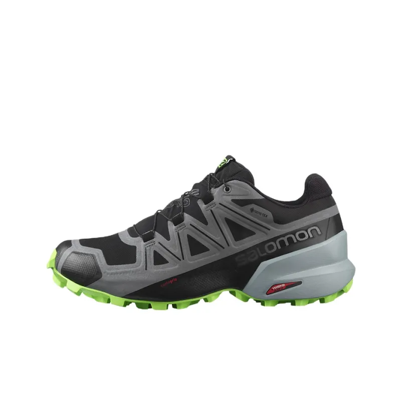 SALOMON Speedcross 5 Wear-Resistant Low-Top Trail Running Running Shoes Men's Black Gray-0