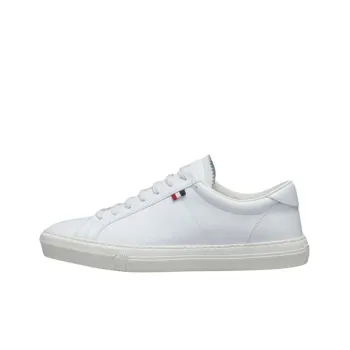 Moncler New Monaco Low Top Skateboard Shoes Men's White