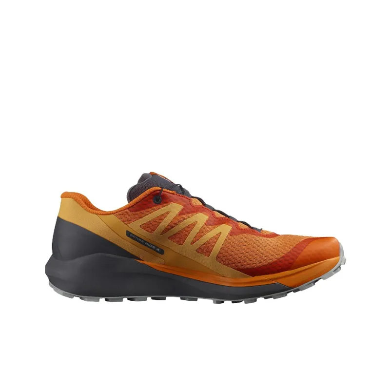 SALOMON Sense Ride 4 Running Shoes Men Low-Top Orange/Black-1