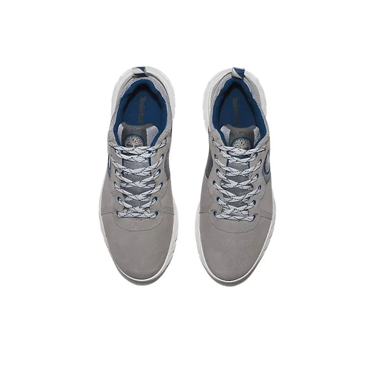 Timberland Boulder Casual Shoes Men Low-Top Gray/Blue-3