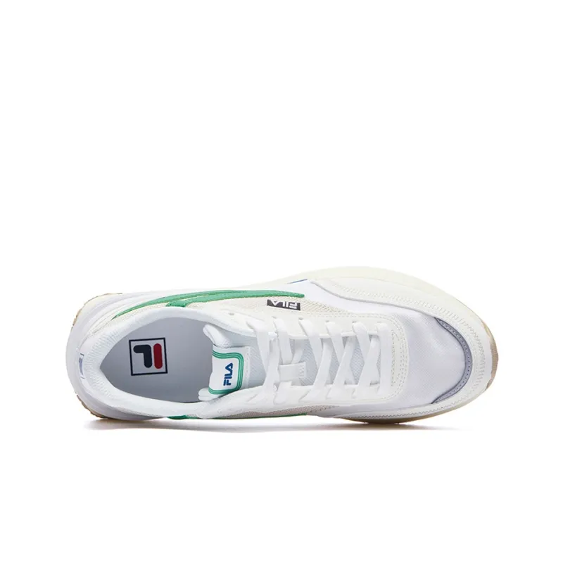 FILA Renno Cushioning Anti Slip And Wear Resistant Low Top Casual Shoes Men's White-2