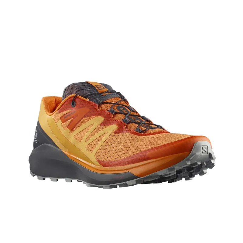 SALOMON Sense Ride 4 Running Shoes Men Low-Top Orange/Black-2
