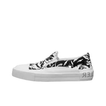 Moncler Low-Top Stylish Skateboarding Shoes Men's Black White