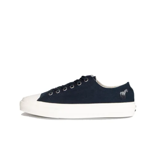 Paul Smith Canvas Shoes Men Low-Top Dark Blue