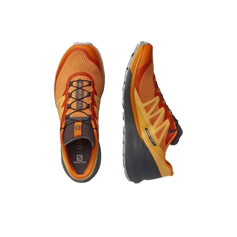 SALOMON Sense Ride 4 Running Shoes Men Low-Top Orange/Black-3
