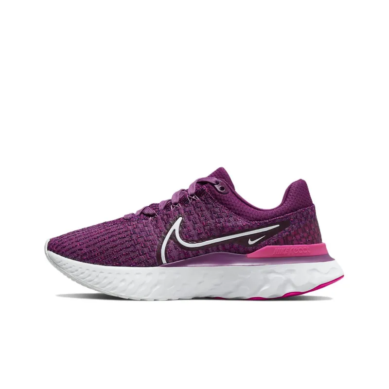 Nike React Infinity Run Flyknit 3 Light Bordeaux Women's-0