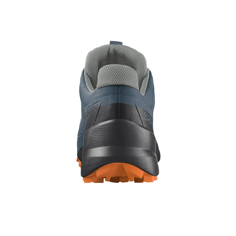 SALOMON Speedcross 5 Running Shoes Men Low Top Gray/Blue-3