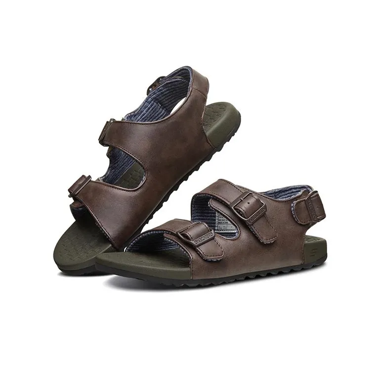 Skechers Beach Sandals Men Chocolate-2