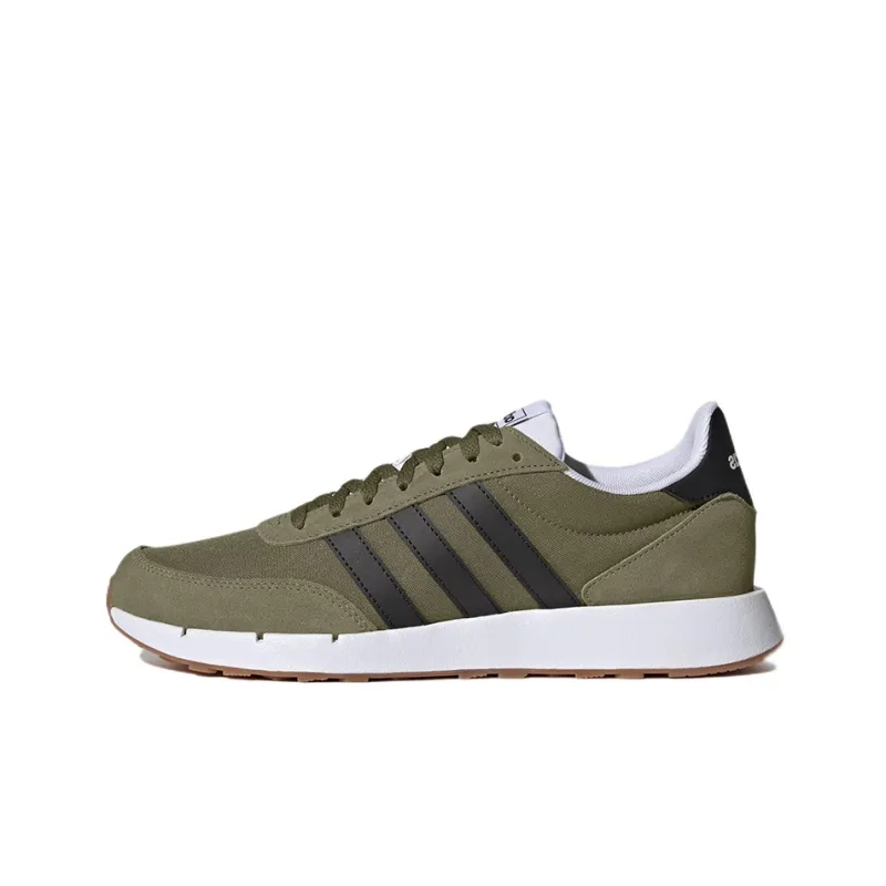 Adidas Run 60s 2.0 Focus Olive Core Black Cloud White-0