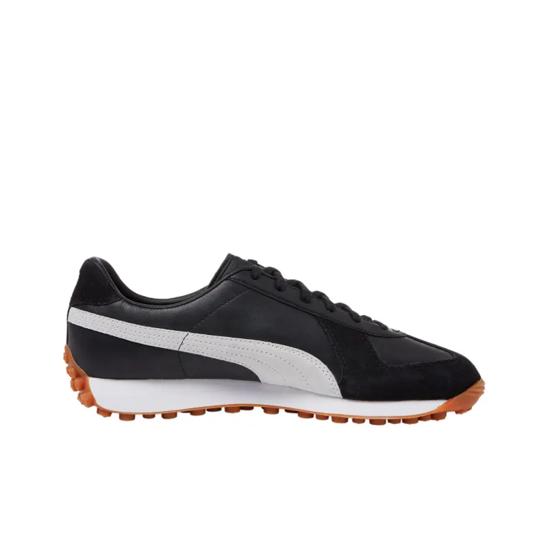 PUMA Army Trainer Casual Shoes Unisex Low Top Black/White-1