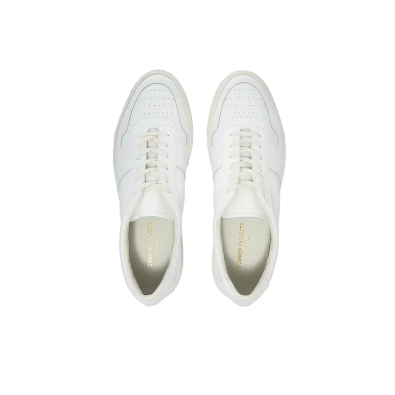 COMMON PROJECTS Bball Low Top Stylish Skateboarding Shoes Men's White-3