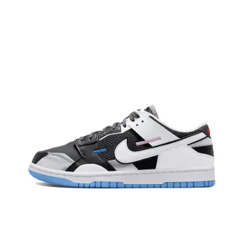 Nike Dunk Low Scrap Black Neutral Grey University Blue White
