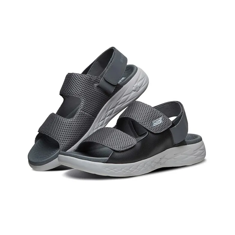 Skechers On The Go Beach Sandals Men Black/Gray-2