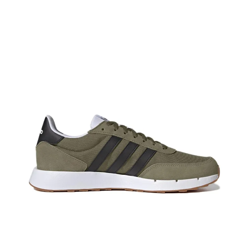 Adidas Run 60s 2.0 Focus Olive Core Black Cloud White-1