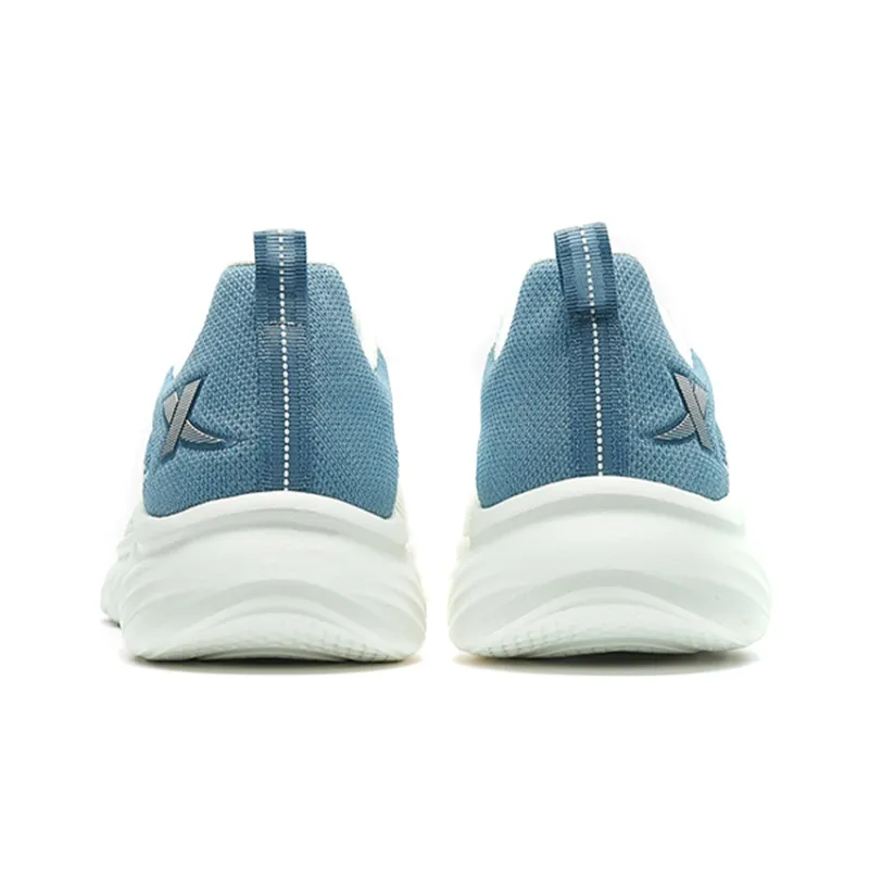 XTEP Shuyue1.0 Cushioning Breathable Wear Resistant Low Top Running Shoes Men's White Blue-2