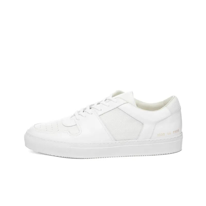 COMMON PROJECTS Low Top Stylish Skateboarding Shoes Men's White-0