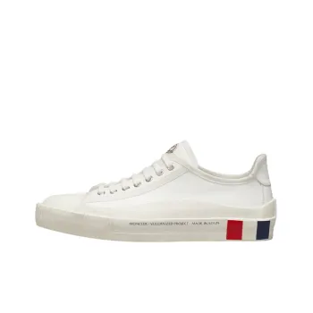 Moncler Glissiere Low-Top Athletic Shoes Men's White