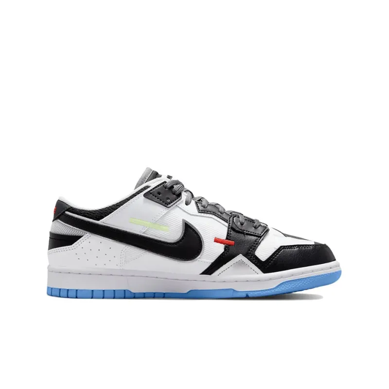 Nike Dunk Low Scrap Black Neutral Grey University Blue White-1
