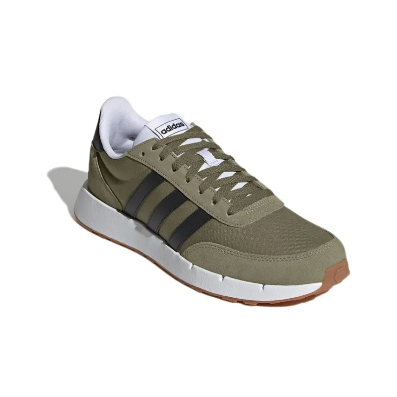 Adidas Run 60s 2.0 Focus Olive Core Black Cloud White-2