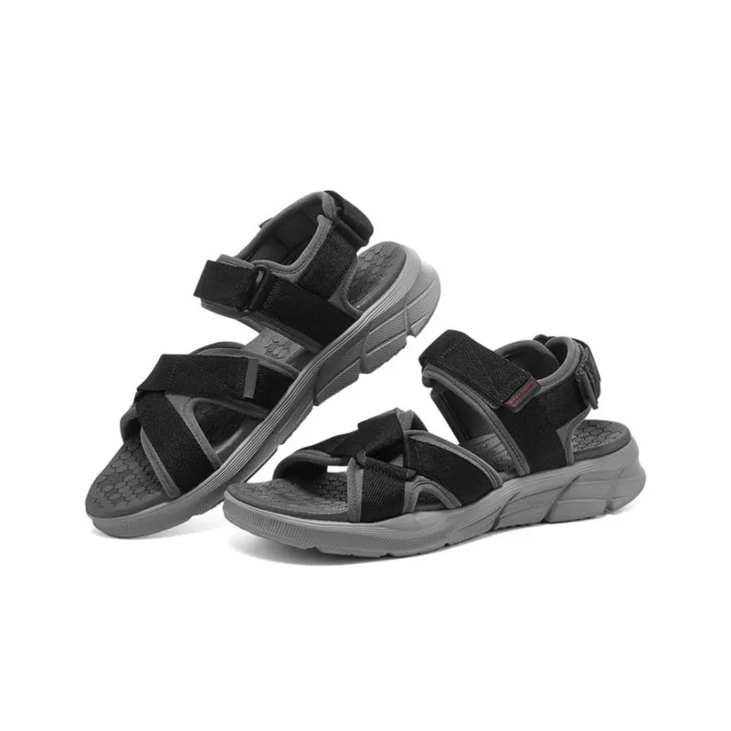 Skechers Equalizer 4.0 Beach Sandals Men Black/Gray-2