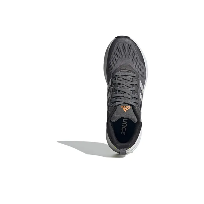 Adidas Questar Wear-Resistant Low-Top Running Shoes Men's Gray Comfortable-4