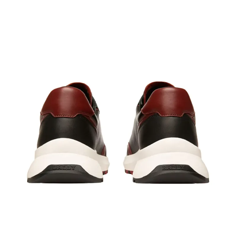 BALLY Demmy Wear-Resistant Low-Top Casual Shoes Men's Black Umber-3