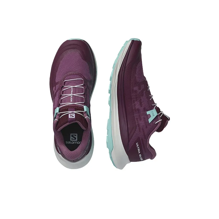 SALOMON Ultra Glide Running Shoes Women's Low Top Purple-2