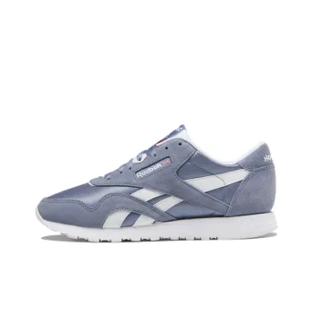 Reebok Classic Nylon Running Shoes Women's Low-Top Light Blue