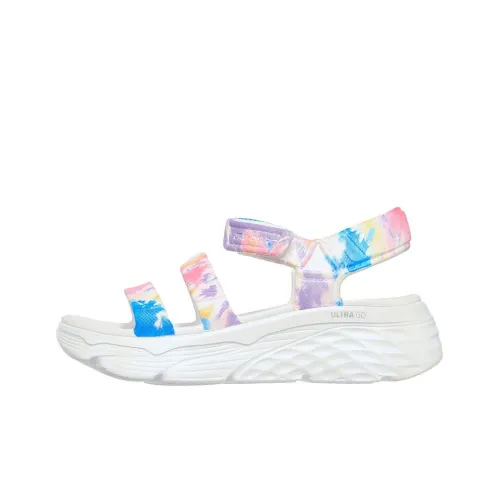 Skechers Max Cushioning Beach Sandals Women's Blue/Pink/Purple/White