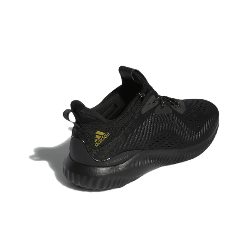 Adidas Alphabounce 1 'Black Gold Metallic'-3