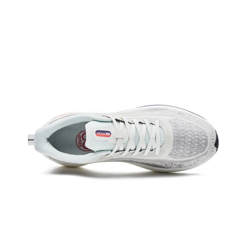 Erke Strange Bullet 3.0 Cushioned Wear-Resistant Breathable Low-Top Running Shoes Men's White-4