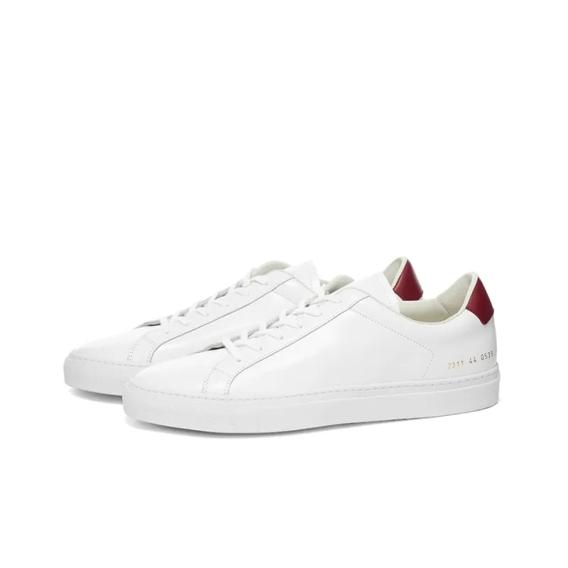 COMMON PROJECTS Achilles Low 'White Red'-1