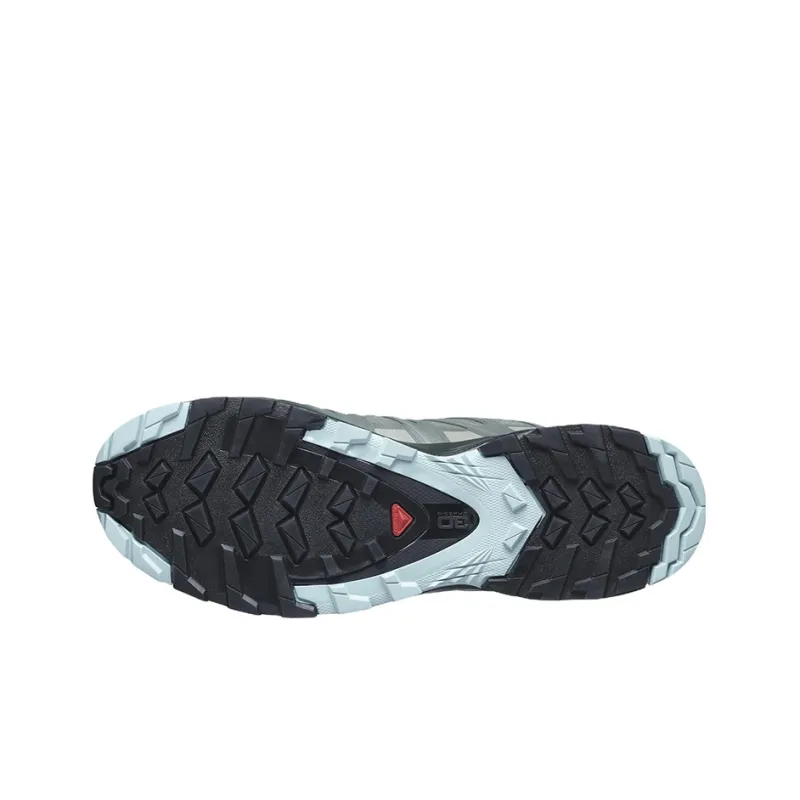 SALOMON XA Pro 3D V8 Wear-Resistant Low-Top Running Shoes Women's Gray Green-4