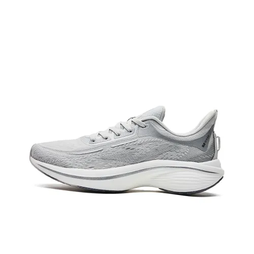 Erke Strange Bullet 3.0 Running Shoes Men Low-Top Silver Gray