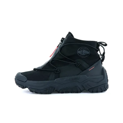 Palladium Off-grid Outdoor Boots Unisex High-Top Black