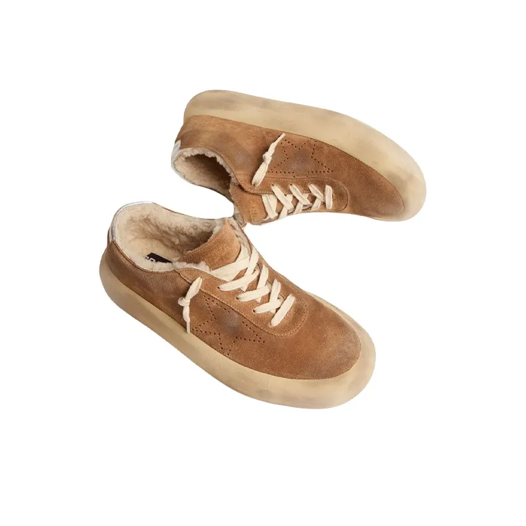 Golden Goose Space Star Skateboard Shoes Women's Brown-2