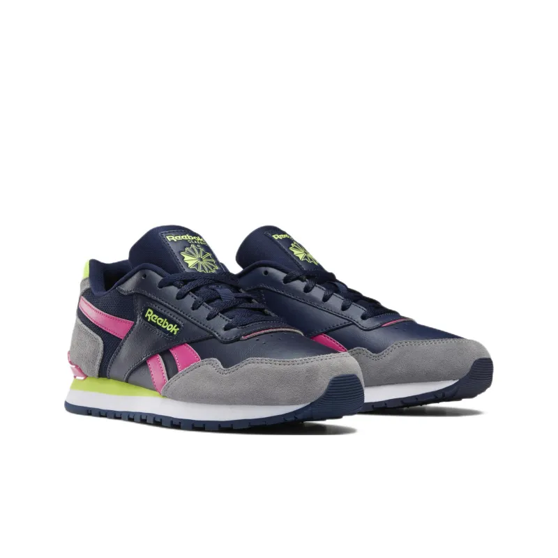 Reebok CL Harman Run Wear-Resistant Low-Top Running Shoes Women's Gray Blue-2