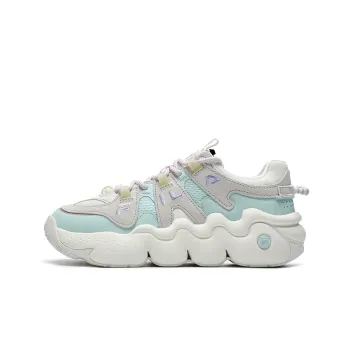 FILA BARRICADE II Cushioning Anti Slip And Wear Resistant Low Top Casual Shoes Women's White Blue