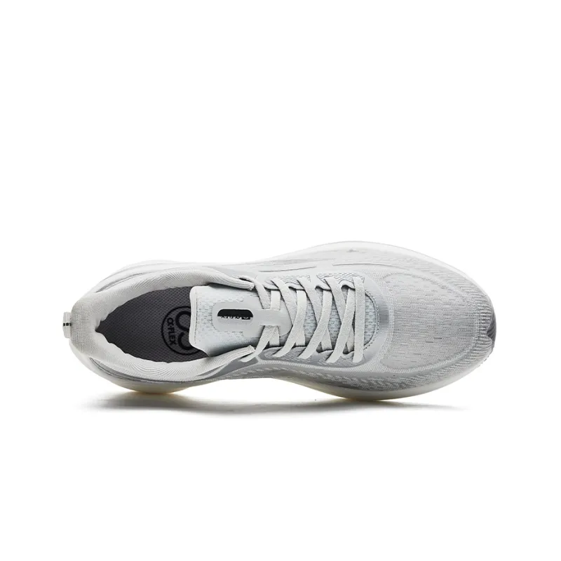 Erke Strange Bullet 3.0 Low Top Running Shoes Men's Silver Gray-5