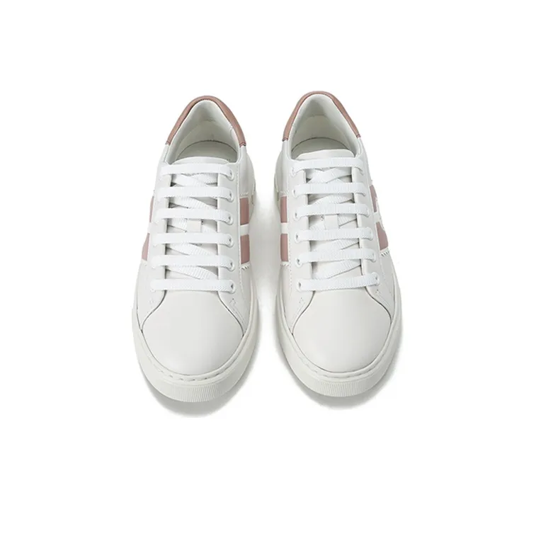 BALLY B Chain Stylish Skateboarding Shoes Women's White Pink Tail-3