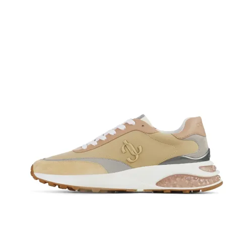 Jimmy Choo MemphiS Cushioning Anti-Slip And Wear-Resistant Low-Top Casual Shoes Men's Wheat Pink