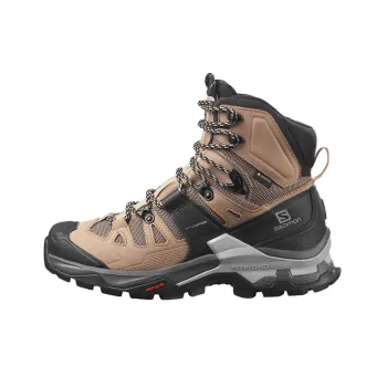 SALOMON Hiking / Trekking Shoes Women's High Top Black/Brown
