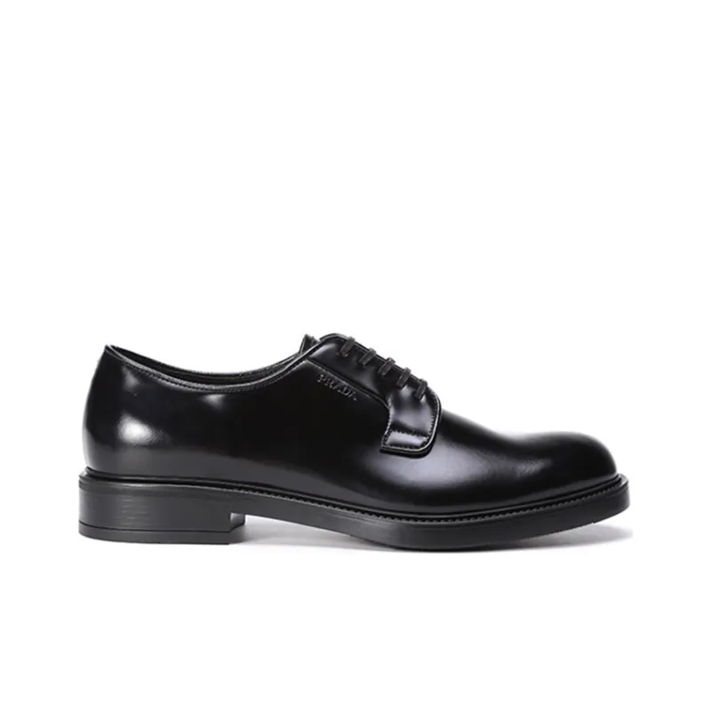 PRADA Dress Shoes Men Low Top Black-1