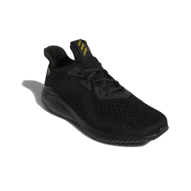 Adidas Alphabounce 1 'Black Gold Metallic'-2
