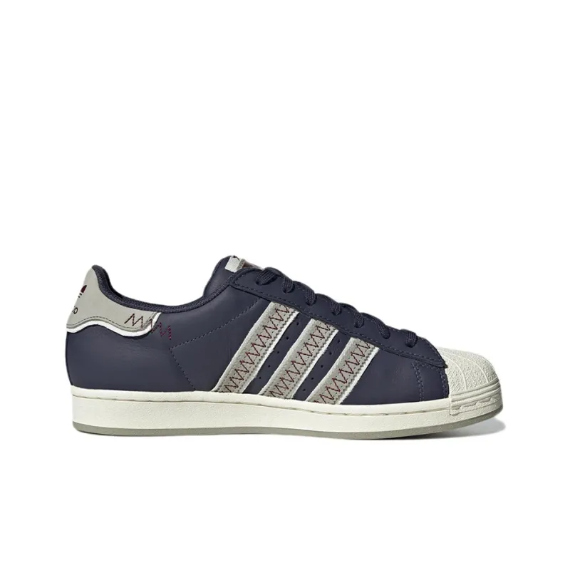 adidas originals Superstar Dark Blue Light Gray-1
