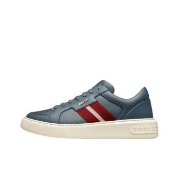 BALLY Moony Stylish Skateboarding Shoes Men's Blue Red