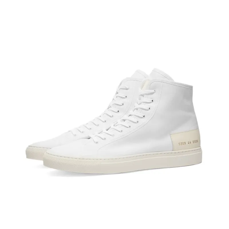 COMMON PROJECTS High Top Skateboard Shoes Men's White-2